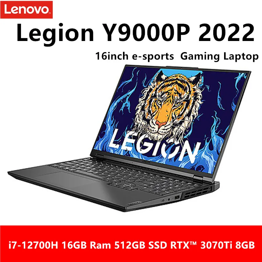 

Top-end Lenovo Game Laptop PC Legion Y9000P 2022 i7-12700H 16GB Ram 512GB SSD RTX™ 3070Ti 8G GPU 16 Inch DDG 150W 500nit 80Wh