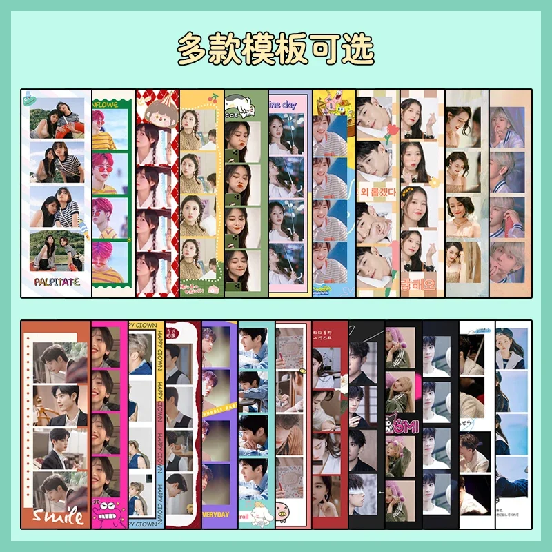 Customized Korea life 4 cuts Photo Printing Purikura Four Piece