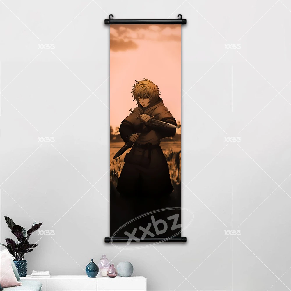 Vinland Saga Anime Wall Art: Thorfinn & Askeladd Decor Canvas Poster