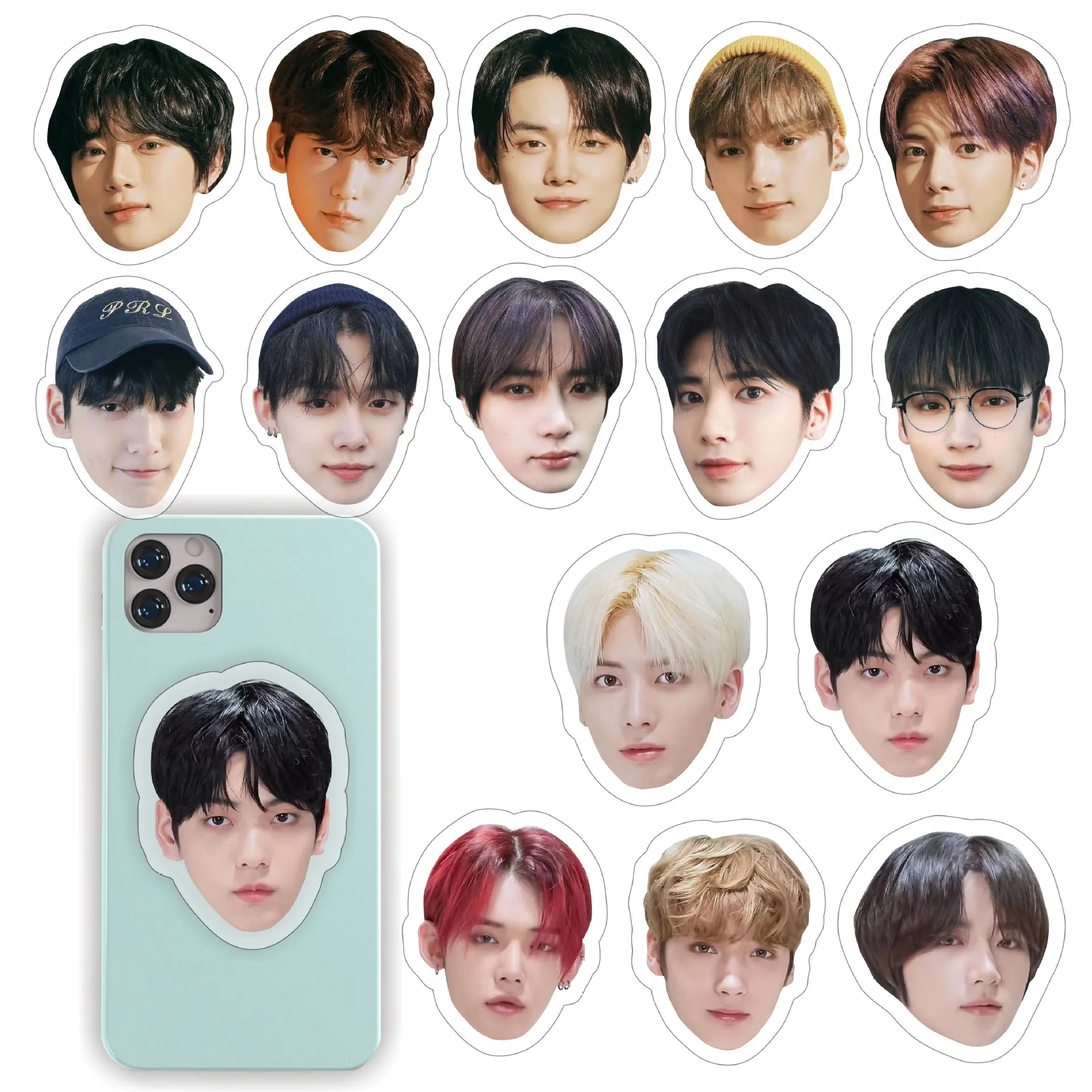 

Масштабируемый держатель для телефона Kpop Idol Boy Group, SOOBIN YEONJUN BEOMGYU TAEHYUN Star, одинаковый держатель, основной аксессуар, подарок 6
