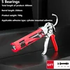 5 Bearing Soft Glue Gun Structure Manual Caulking Gun Glass Glue Guns Paint Finishing Tools Glue Seals For Doors And Windows 1
