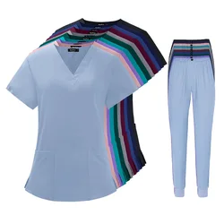 2024 NEW Women Wear Scrub Suits Hospital Doctor Working Uniform Medical Surgical Multicolor Unisex Uniform Nurse Accessories