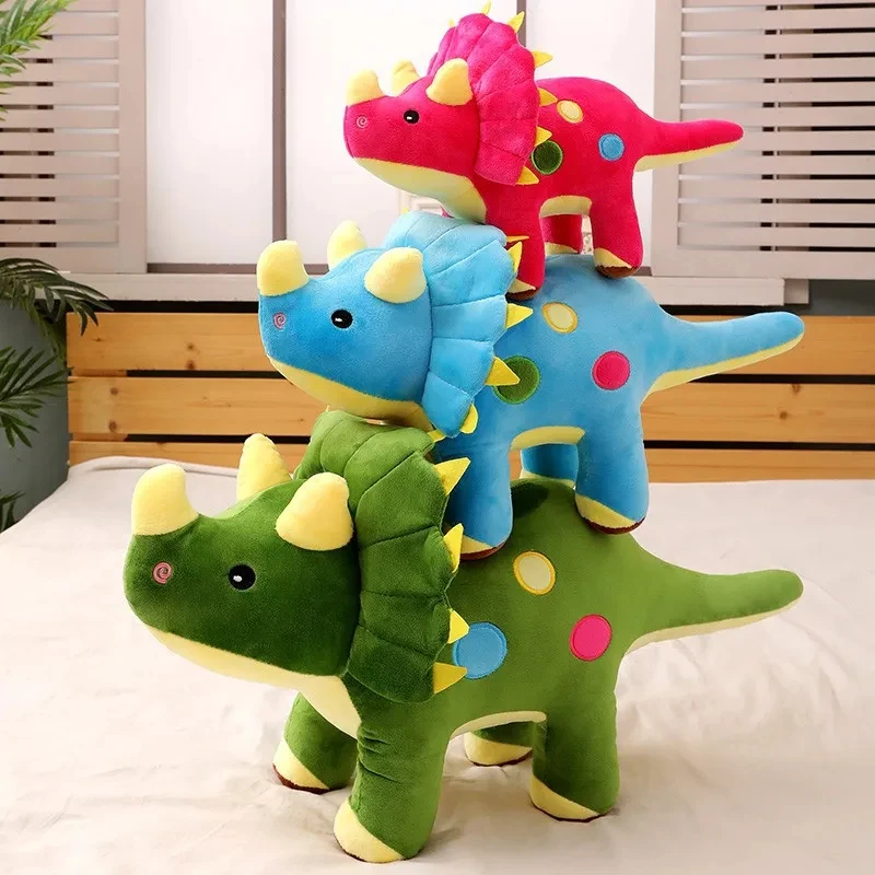 40cm Creative Big Plush Soft Triceratops Stegosaurus Plush Toy