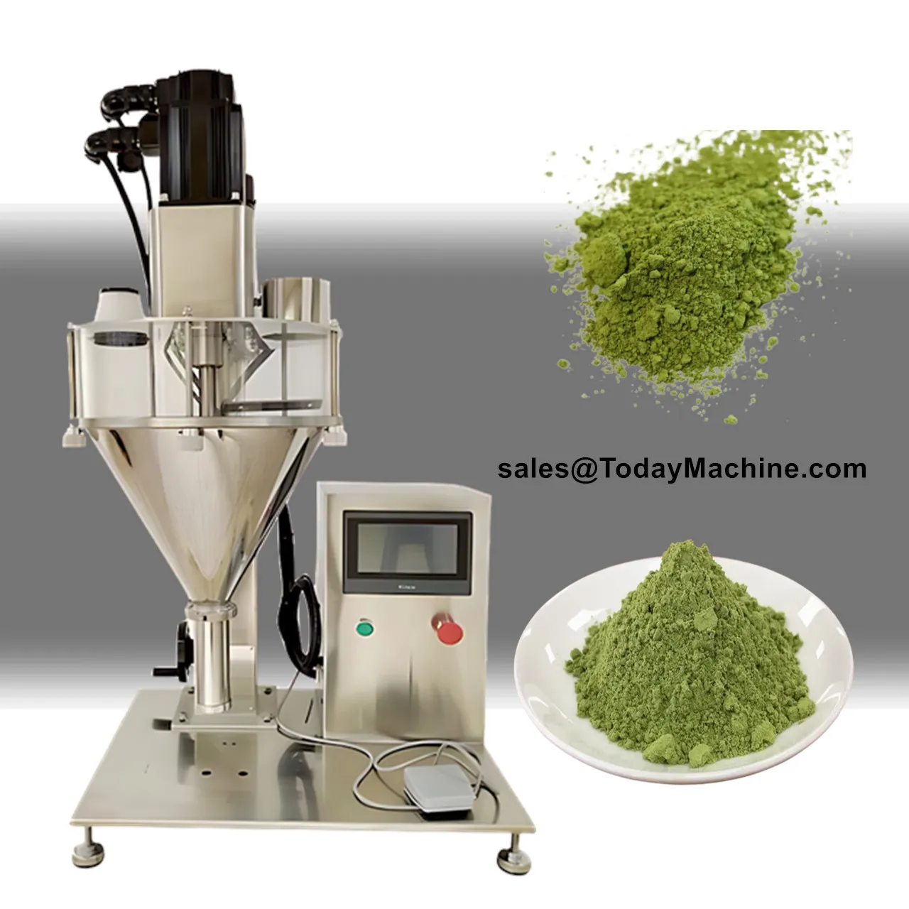 

Semi Automatic 1-100g Dry Corn Wheat Spice Flour Powder Auger Filling Machine