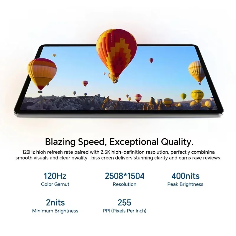 아너 패드 X9a 글로벌 버전 8300mAh 배터리 11.5인치 120Hz LCD 디스플레이 스냅드래곤 685 8MP 카메라 4 스피커 태블릿 PC