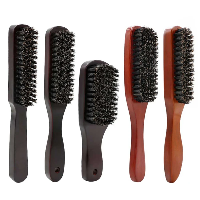 WoodHandleBoarBristleBeardBrushShavingToolHairBrushWooden