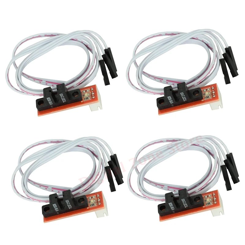 

4 Pcs Mechanical Optical Limit Switch Endstop with Cable for Ramps 1.4 Makerbot Prusa Mendel RepRap 3D Printer Accessories