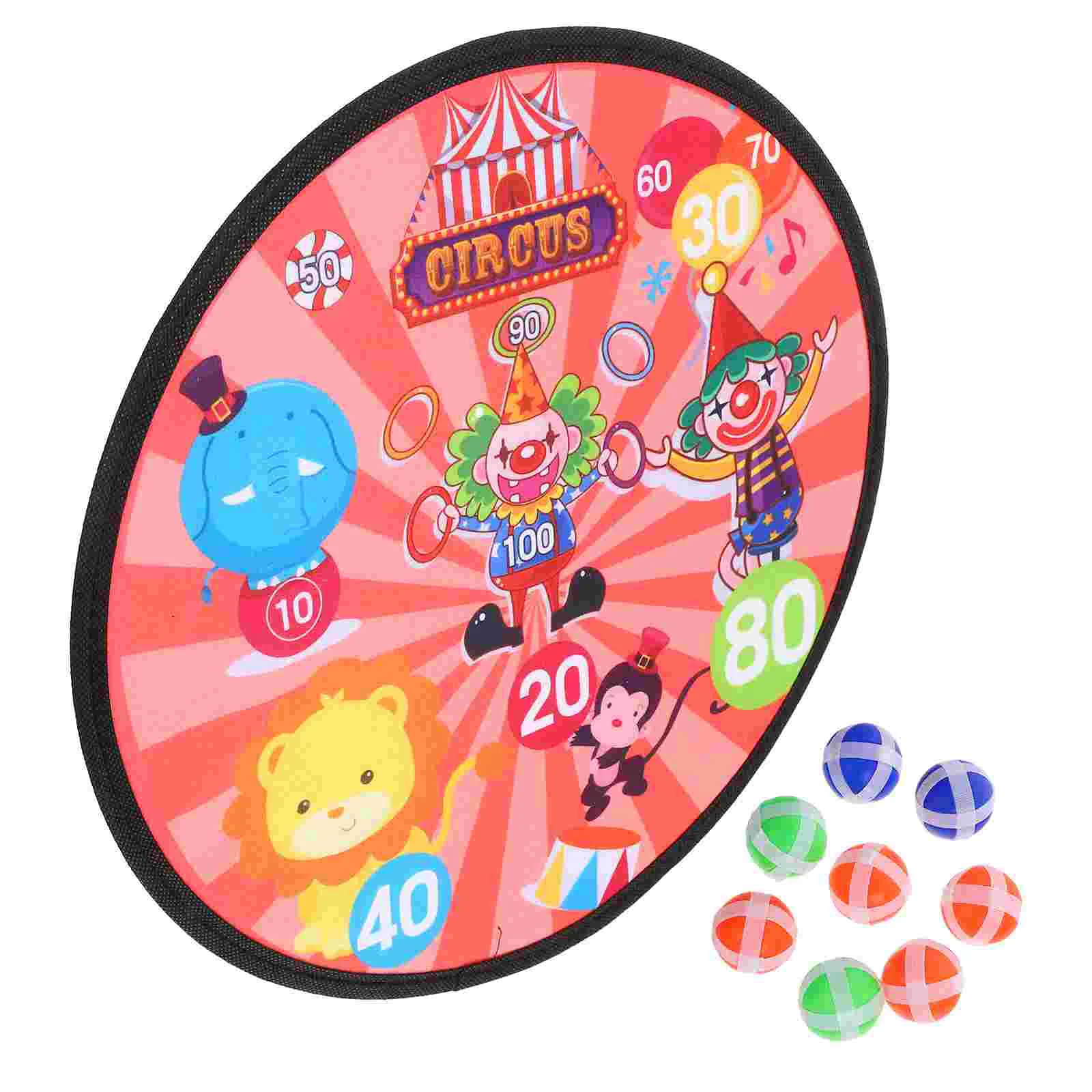 Sticky Ball Game Indoor Kids Toy Plaything Toys Games Interactive Cloth Dartboards with Balls Parent-child