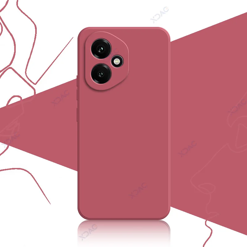 Premium Liquid Silicone Shockproof Phone Case - 360° Soft Protective Back Cover