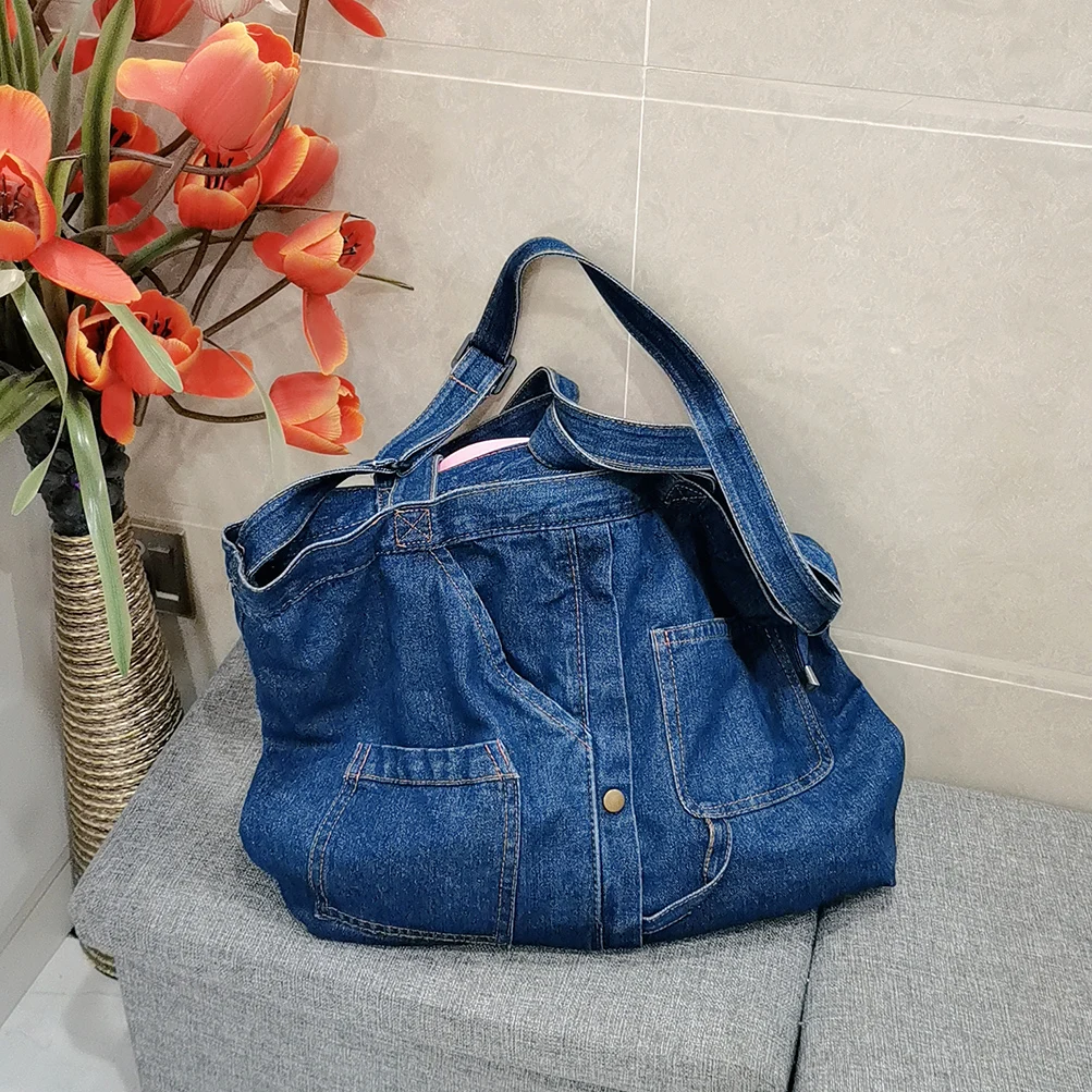 Trim Denim Hobo Bag, Trendy Shoulder Bag With Coin Purse, Argyle Pattern  Underarm Purse - Temu Germany