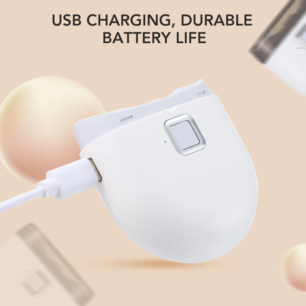 Electric Nail Clipper With LED Light Automatic Nail Polishing Grinder For Children Adult Nail Trimmer Portable Manicure Tools 6