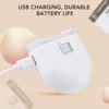 Electric Nail Clipper With LED Light Automatic Nail Polishing Grinder For Children Adult Nail Trimmer Portable Manicure Tools 6