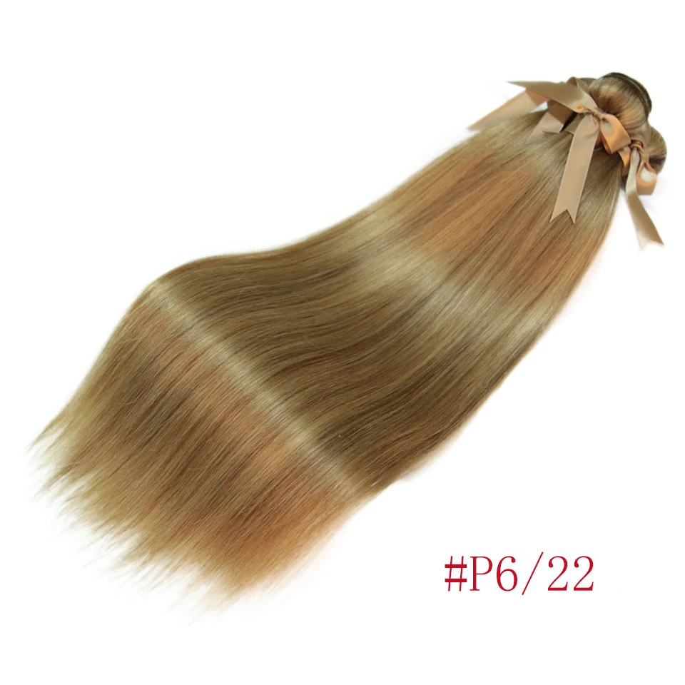11A Straight Human Hair Highlight Straight Human Hair Bundles Ombre Brazilian Bundles Remy Extensions