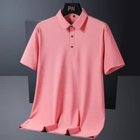 Été grande taille 7xl 8xl 9xl Polo hommes séchage rapide glace soie respirant Polo hommes surdimensionné affaires Polo marque vêtements 3