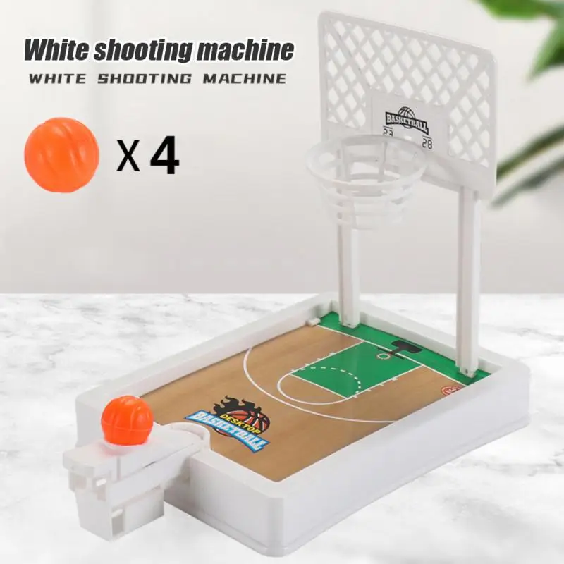 1 Pièce Machine De Jeu De Basket-ball De Doigt De Couleur Aléatoire,  Mini-jeu De Table, Jouet Interactif Parent-enfant, Mode en ligne