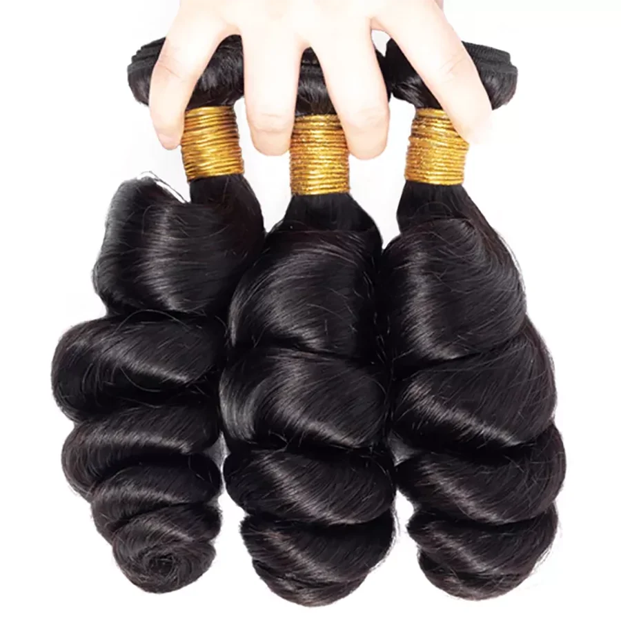 Brazilian Loose Wave 28 30 30 inches Human Hair Bundles Hair Weave Bundles Remy Extensions 1 3 4 10A Virgin Tissage