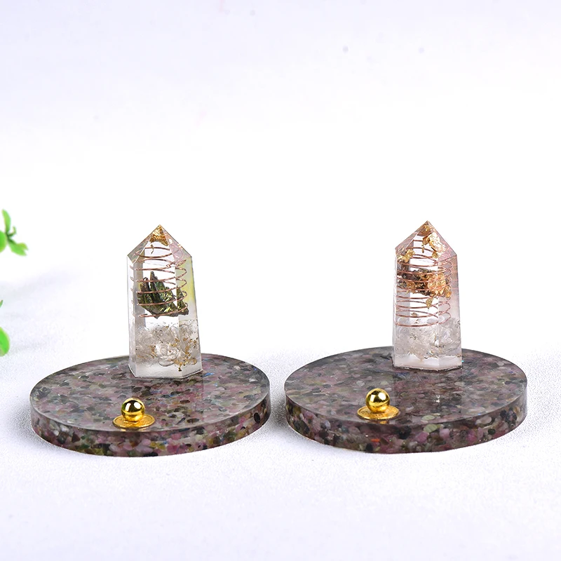 Natural Crystal Gravel Make Orgonite Silicone Mould DIY Resin Decor Craft Jewelry Use Mold Reiki Chakra Home Decor Souvenir Gift 4