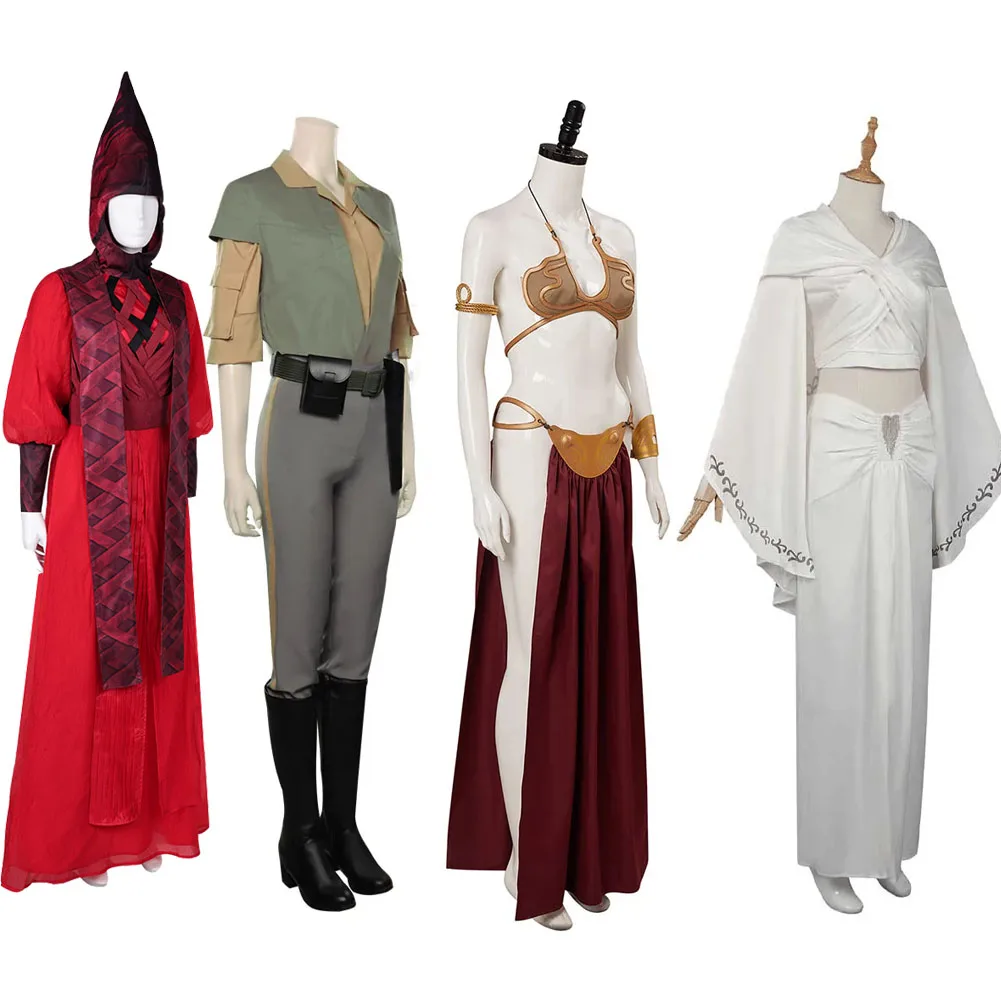 The-Last-Jedi-Leia-Organa-Cosplay-Women-Dress-Role-Play-Costume-Outfits ...