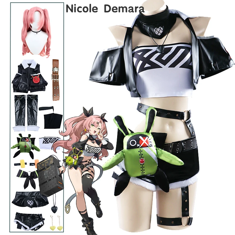

Костюм для косплея Zenless Zone Zero Nicole Demara, костюм для куклы, костюм для косплея, униформа для Хэллоуина, женское платье для косплея, комикс для аниме-игры