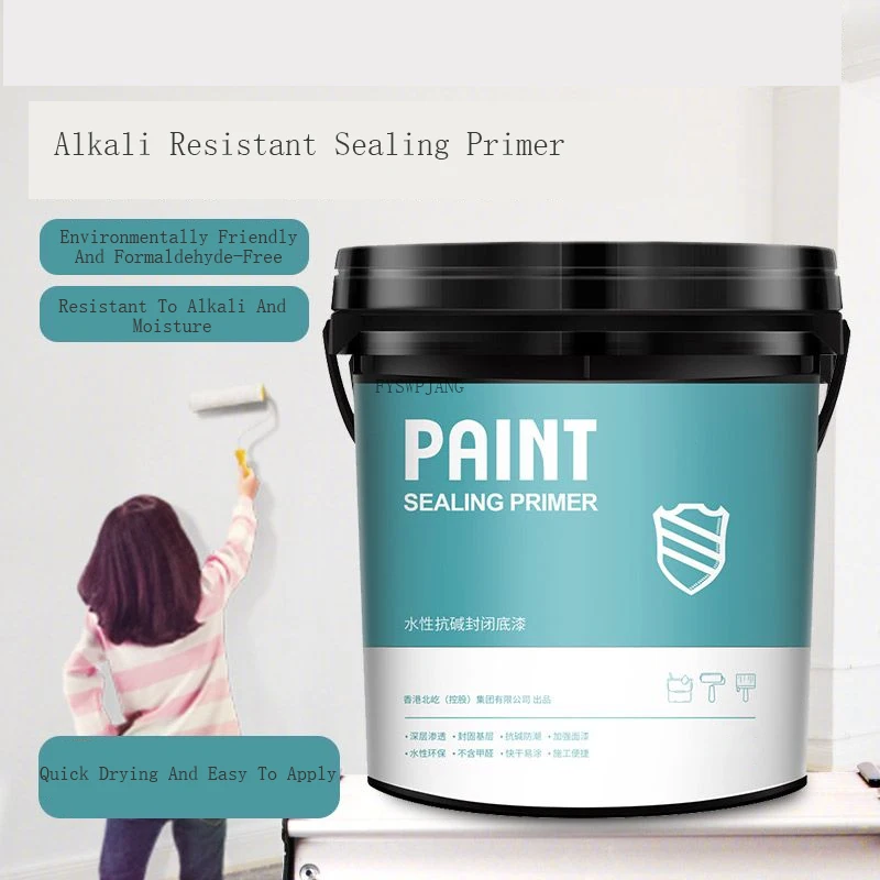 Sealing Primer Transparent Water-Based Sealer Reinforced Topcoat Alkali-Resistant Moisture-Proof Penetrating Primer Base Paint