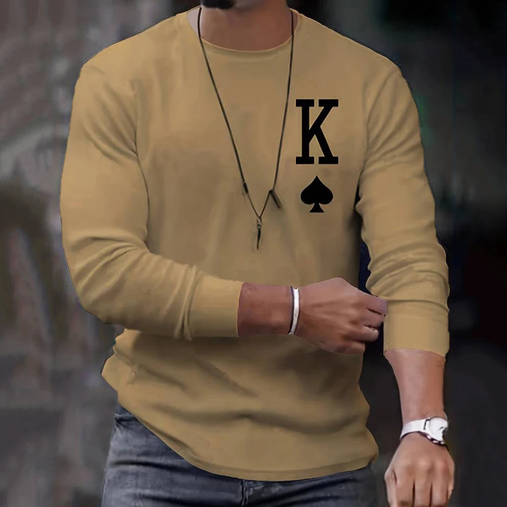 3D Print Long Sleeve T Shirt Streetwear Hip Hop Tops