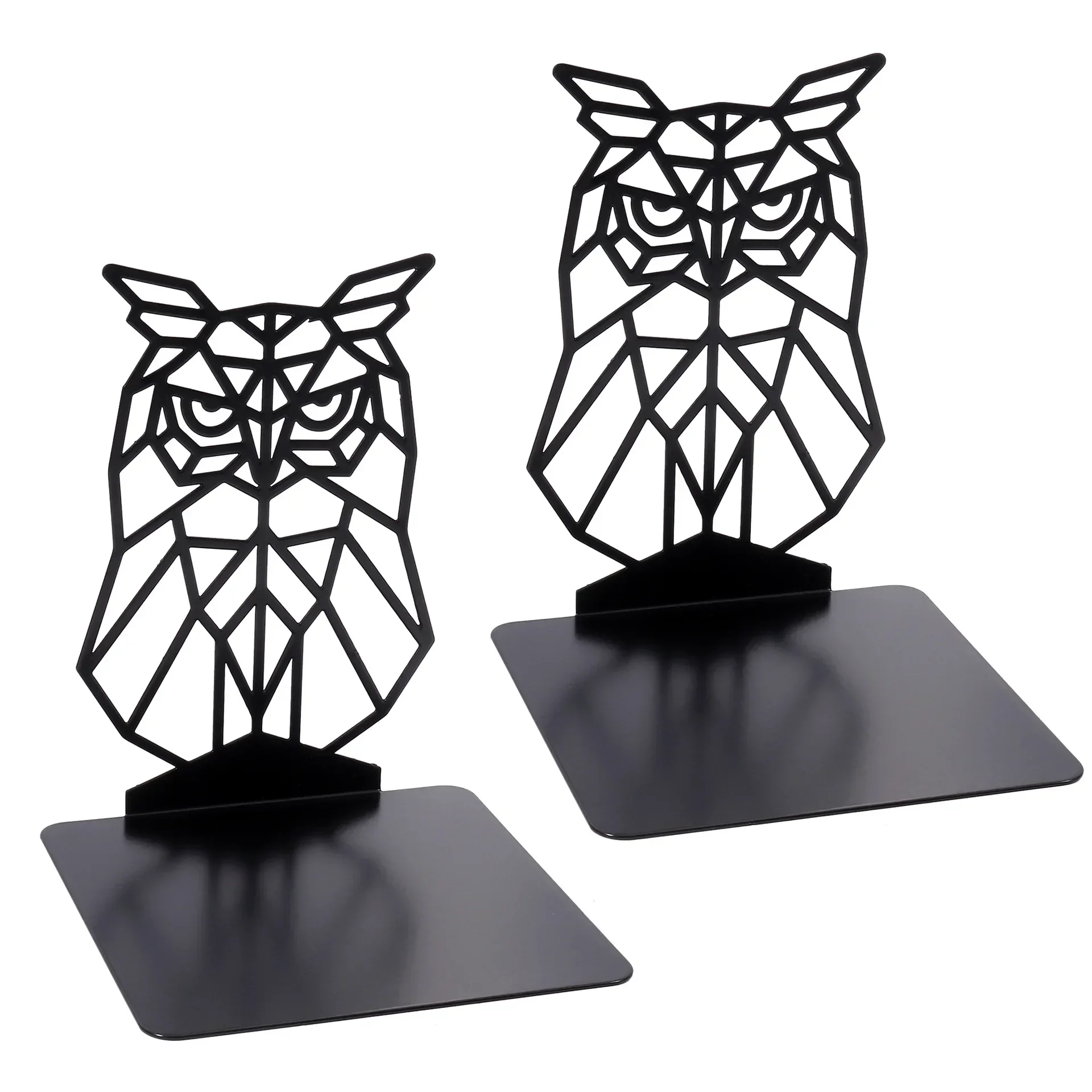 Metal Bookends Book Organizer Book Holder Book Stand Book Terminal for Home Desk Storage Office Supplies