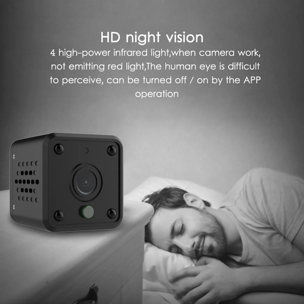 Tuya 3MP HD WiFi Mini Camera Wireless Video Recorder Security Protection Camera Smart Home Monitoring CamFor Infants And Pets 5