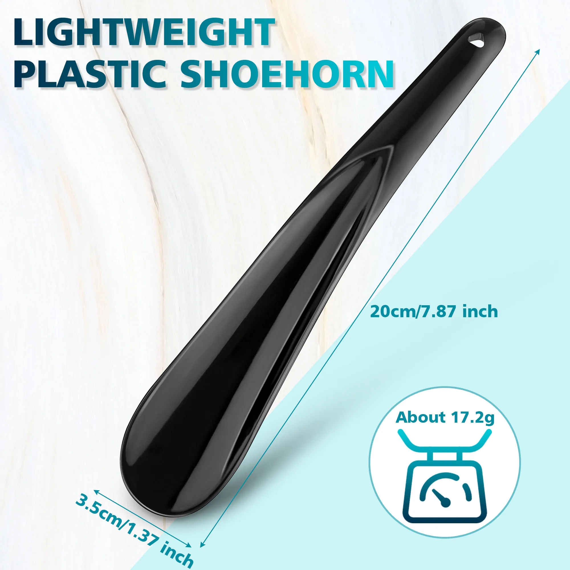 Plastic Shoe Horn 20Cm Long Professional Plastics Shoehorn Shoe Spoon Wear Helper Easy Carry Aid Tool Shoes Lifter