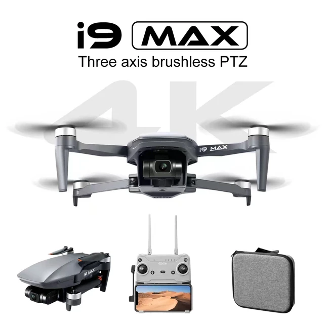 i9 MAX 4K Drone 3-Axis Gimbal HD Camera 3KM 26Min Fly