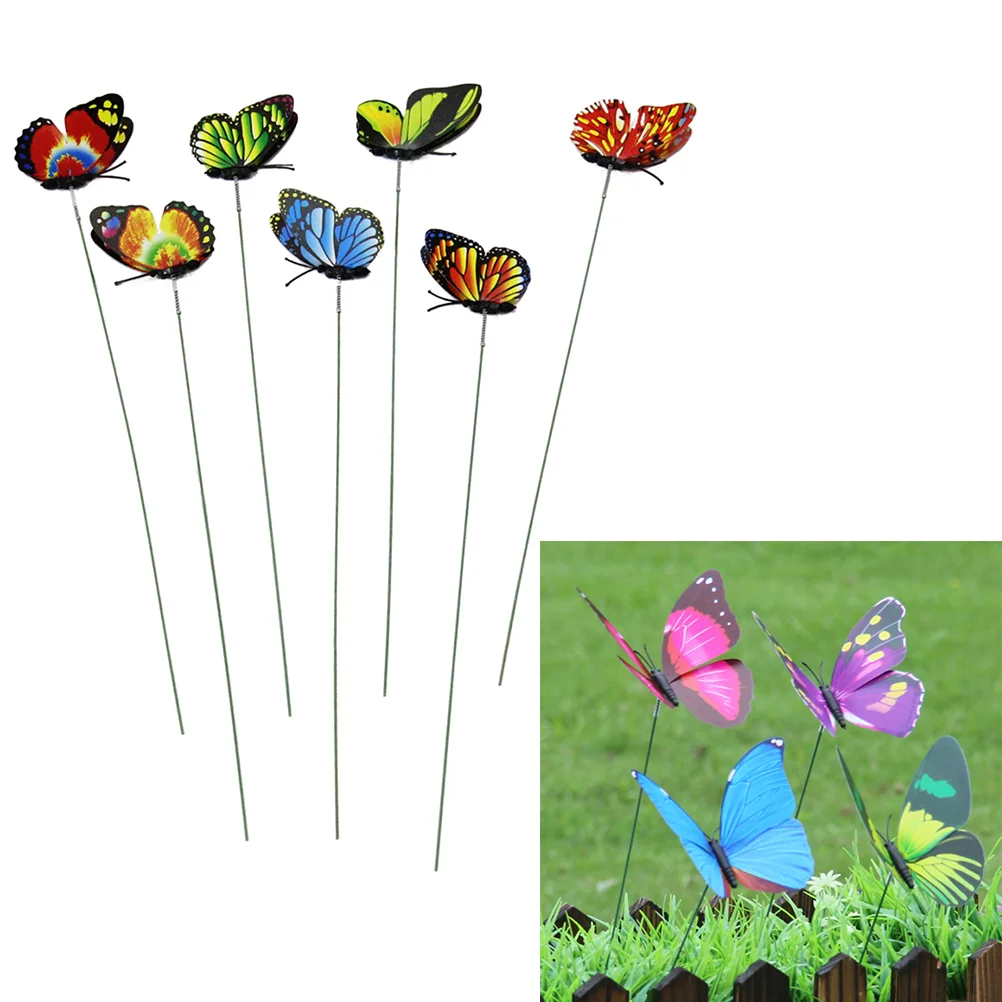 

Butterfly Garden Stakes Decorative 12Pcs Garden Ornaments Patio Decor Outdoor Yard