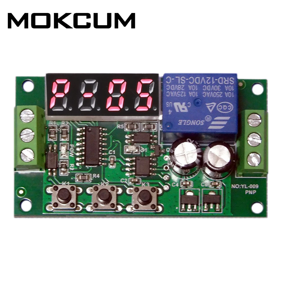 Módulo de tiempo de retardo de gatillo multifunción, relé de temporizador de Control de interruptor, contador de frecuencia de 0-10KHz, Sensor Hall de velocidad del Motor, cc 12V