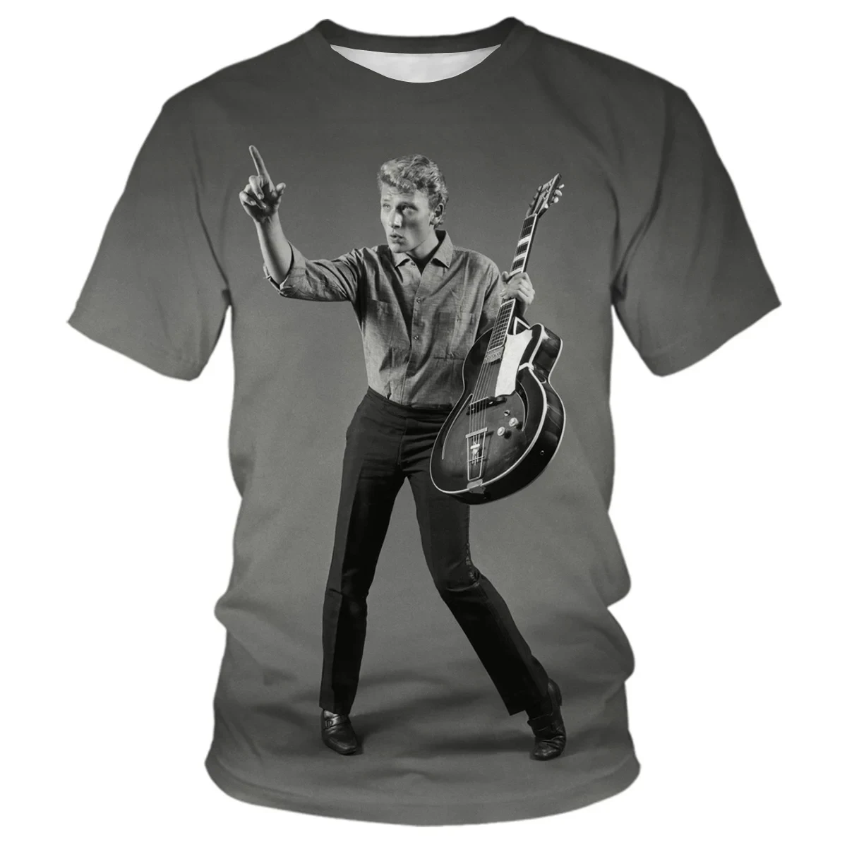 Music Singer Rock Rap 3D Print T Shirt Streetwear