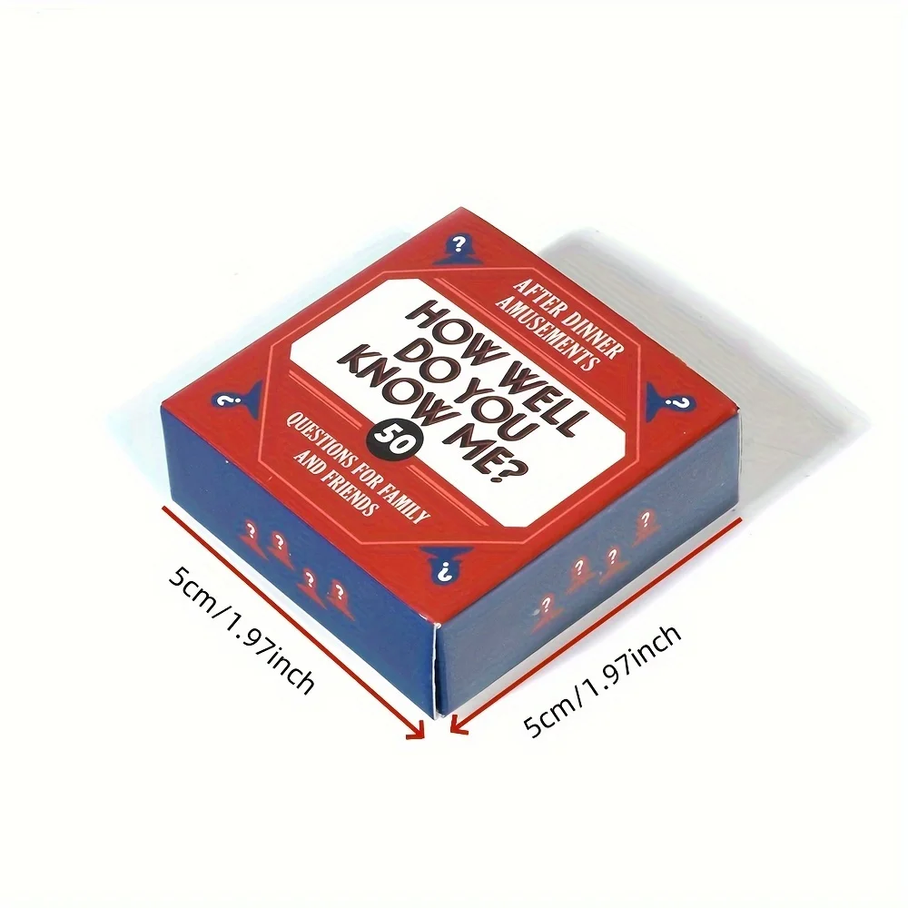 50 Questions Dinner Game-Role Playing Card Game for Adults