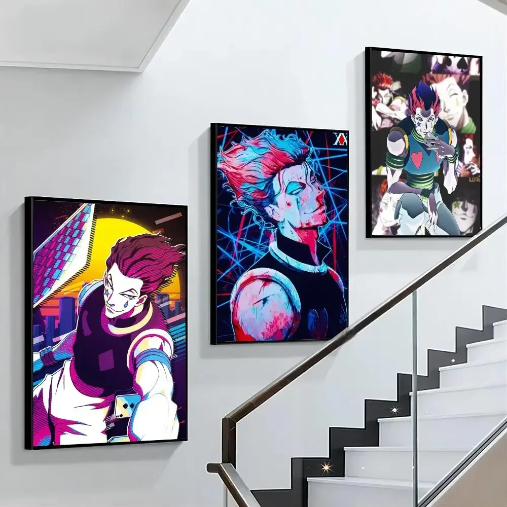 1pc Hunter X Hunter Hisoka Poster Paper Print Home Living Room Bedroom Entrance Bar Restaurant Cafe Art Painting Decoration