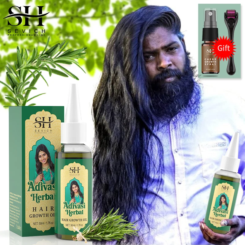 50ml Pure Natural India Hair Oil Ayurvedic Hair Growth Oil Rosemary Growth For Men Regrowth Serum Anti Loss hair growth serum