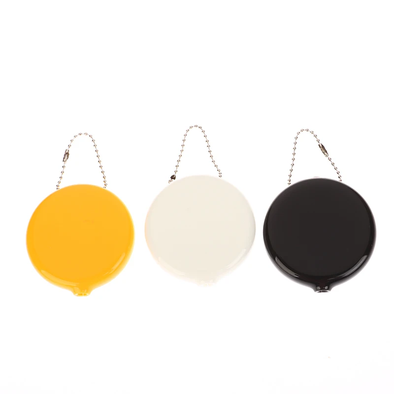 Candy Color Silicone Mini Round Coin Holder Case Coin Purses Women