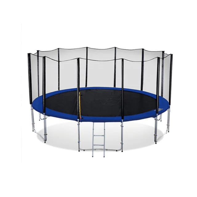12ft Indoor/Outdoor Mini Trampoline Park Kids PVC Backyard Trampoline Basketball Hoop Competitive Price Jumping Home