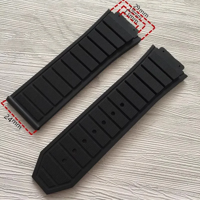 Premium Silicone Sports Strap with Folding Buckle - Universal 19mm*29mm, Unisex Design