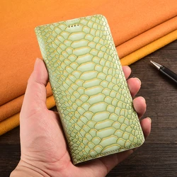 Leather Wallet Phone Case with Magnetic Flip Cover - Honor Magic4 Ultimate (Light Green)