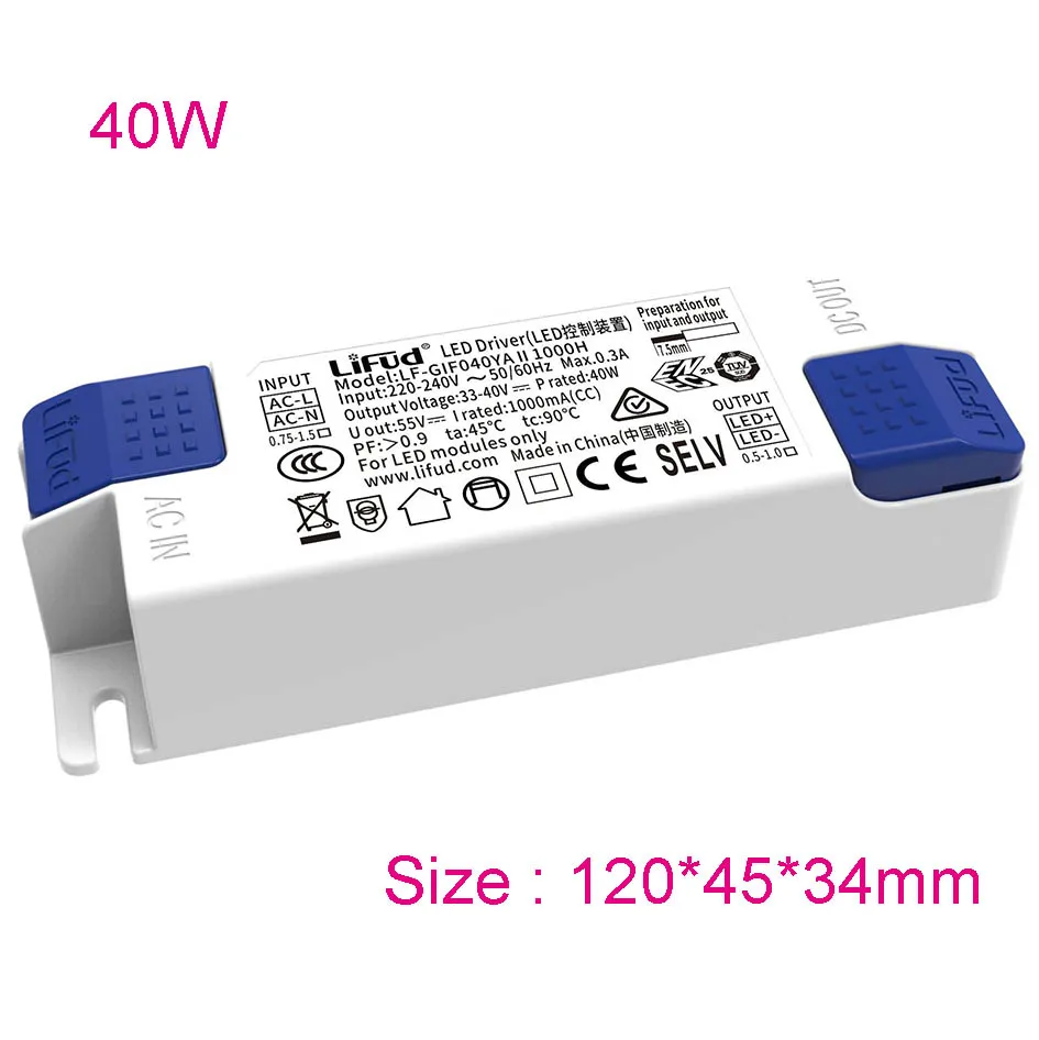 40W 1000mA DC33-40V