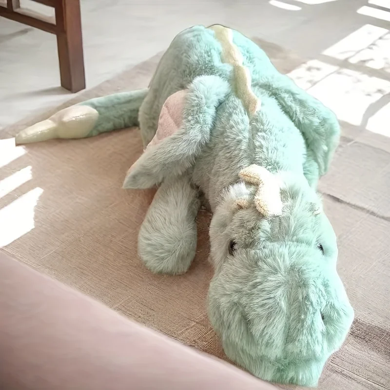 1PC Crouching Dinosaur Doll Crouching Little Flying Dragon Plush Toy, Soft Sleeping Pillow, Long Strip Pillow, Girl Pillow, Doll 5
