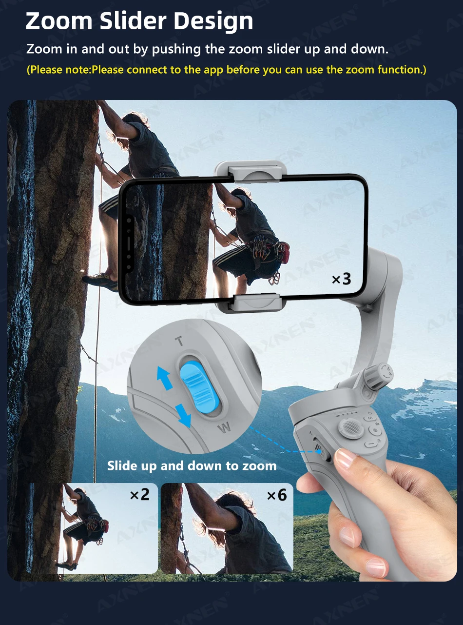 3-axis Gimbal Stabilizer For Smartphone With Fill Light & Tracking_voghion.com