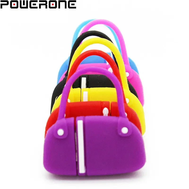 USB Flash Drives 128GB 64GB 32GB 16GB High-heeled Shoes Handbag USB 2.0 Memory Stick Creative Gift for Lady