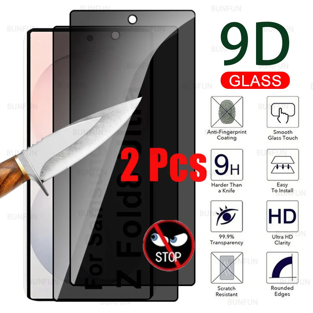 2-Pack Privacy Tempered Glass Screen Protector Film
