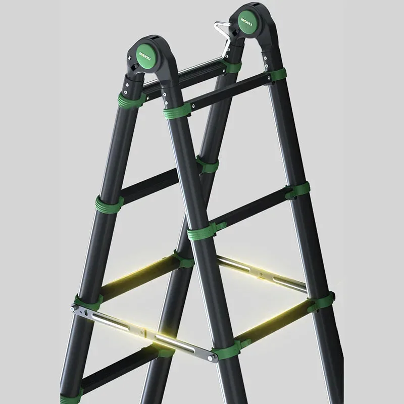 Aluminum Alloy Folding Ladder Home Step Ladders Portable Climbing Ladder Telescopic Thickened Outdoor Engineering Stairs