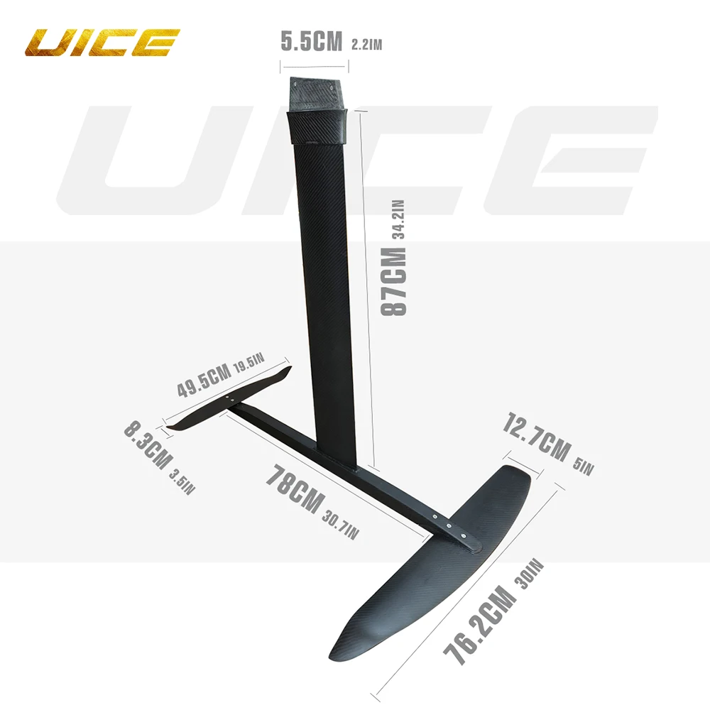 Full Carbon Fiber Kite Hydrofoil for Kiteboard Surfing Hydrofoils