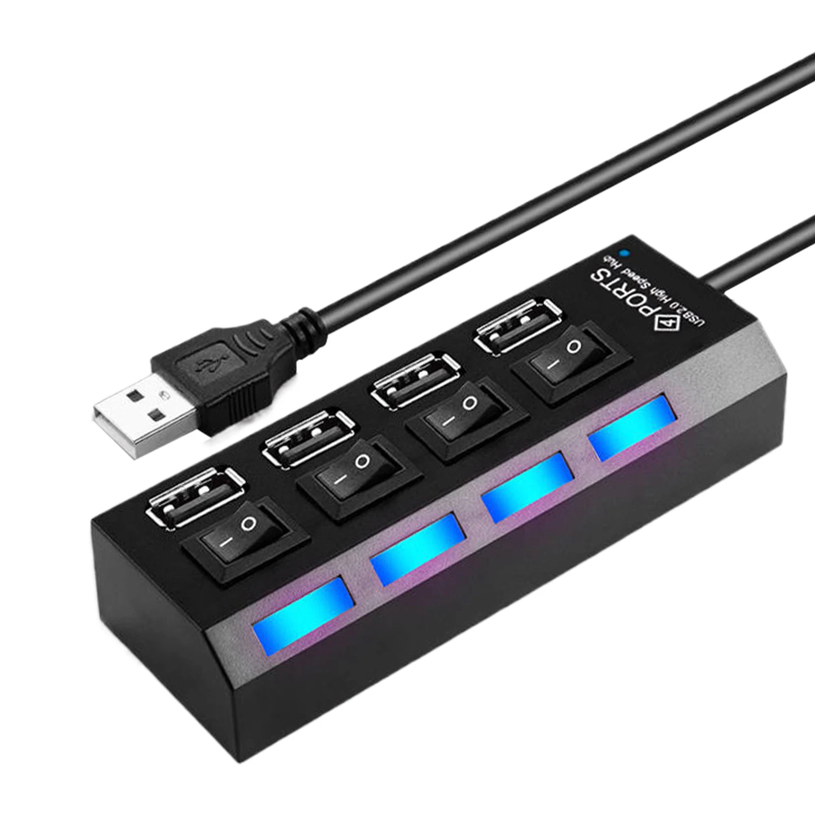 USB Hub 3.0 Hub USB 3 USB Multi USB Splitter Power Adapter 4/7 Port Multiple Expander with Switch for PC Accessories