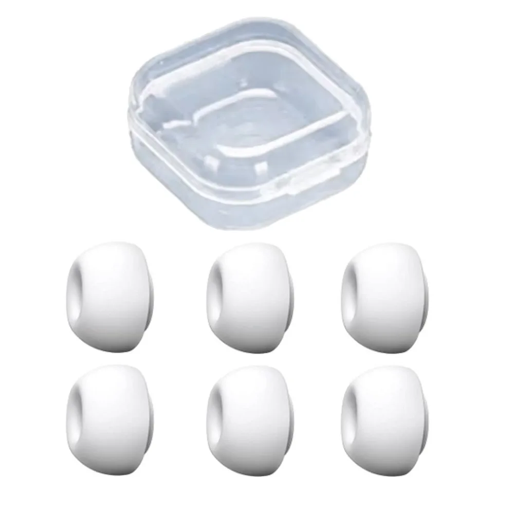 6PCS Multi-Size Silicone Ear Tips for Earbuds - Assorted Sizes