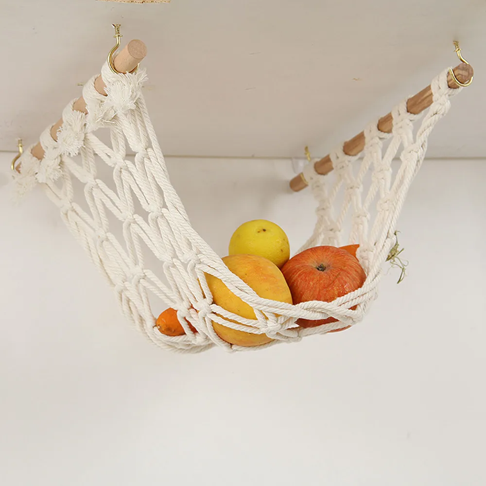 Two Tier Fruit Basket Banana Hanger Vegetable Fruit Storage Baskets