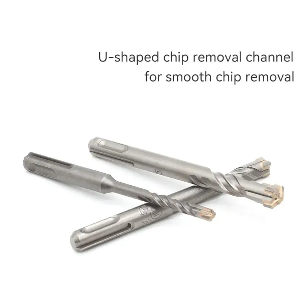 1 Stück Kreuzspitzen Beton SDS Plus Bohrer 4 Schneider Rundschaft Schlagbohrmaschinen 4/5/5,5/6/8/10/12 mm Elektrohammer Bohrer – Detail 3